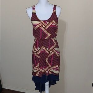 high low sleeveless dress